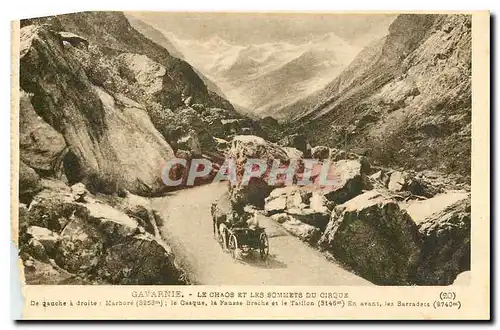 Cartes postales Gavarnie le Chaos et les Sommets du Cirque