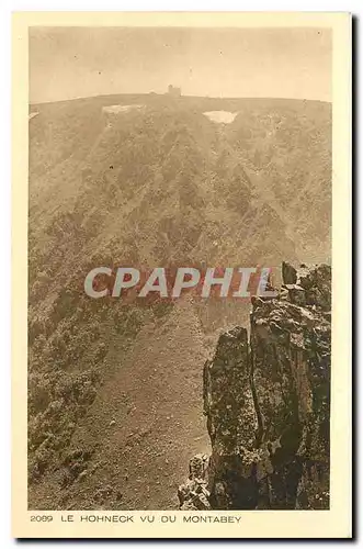 Cartes postales Le Hohneck vu du Montabey