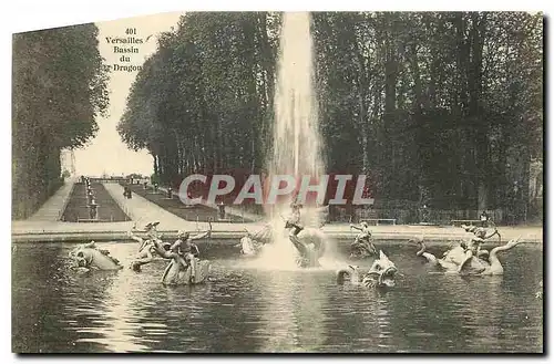 Cartes postales Versailles Bassin du Dragon