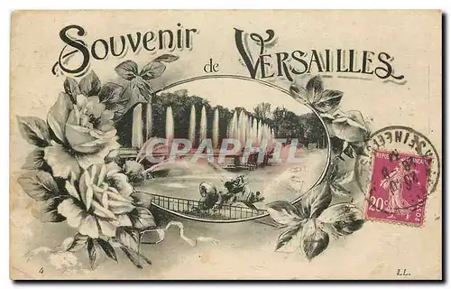 Cartes postales Souvenir de Versailles