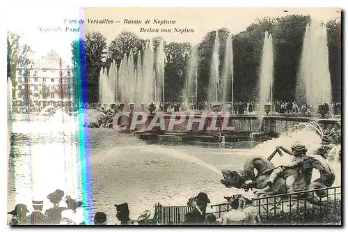 Cartes postales Parc de Versailles Bassin de Neptune