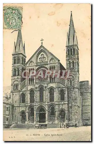 Cartes postales Reims Eglise Saint Remi