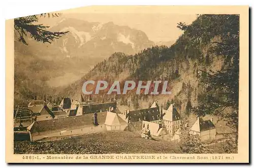 Cartes postales Manostere de la Grande Chartreuse et le Charmant Som