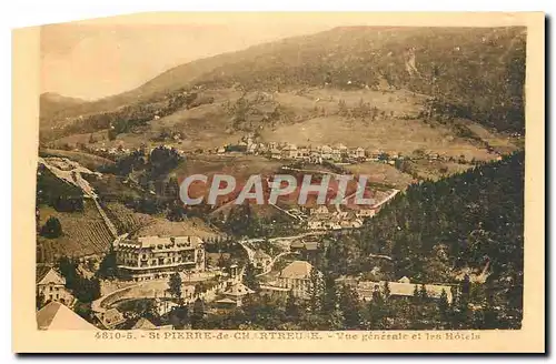 Cartes postales St Pierre de Chartreuse vue generale et les Hotels