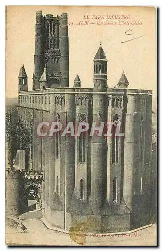 Ansichtskarte AK Le tarn Illustree Albi Cathedrale Sainte Cecile