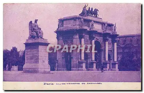 Cartes postales Paris Arc de triomphe du Carrousel