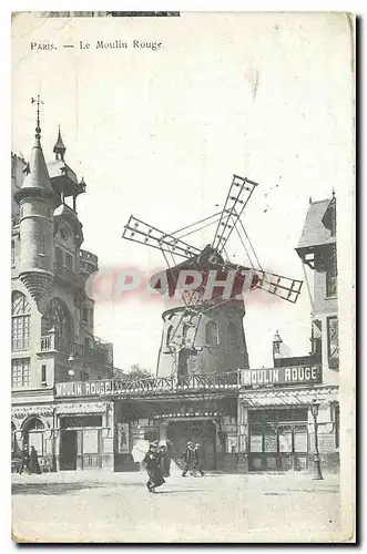 Cartes postales Paris le Moulin rouge