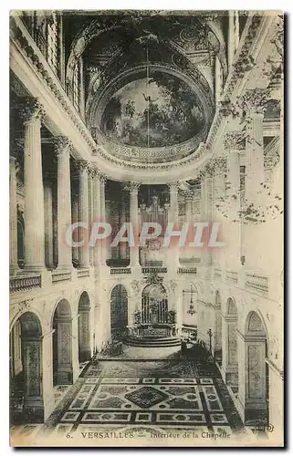 Ansichtskarte AK Versailles interieur de la Chapelle Orgue