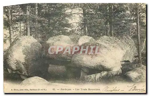 Ansichtskarte AK Barbizon les Trois Mausolees