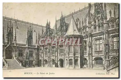 Cartes postales Rouen le Palais de Justice