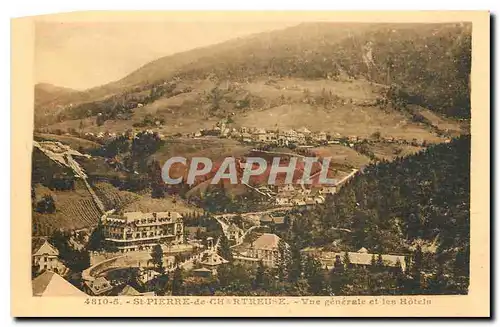 Cartes postales St Pierre de Chartreuse vue generale et les Hotels