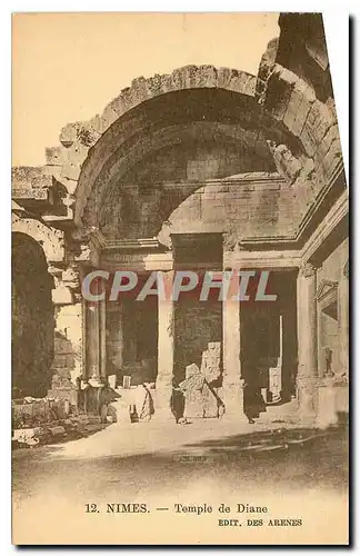 Cartes postales Nimes Temple de Diane