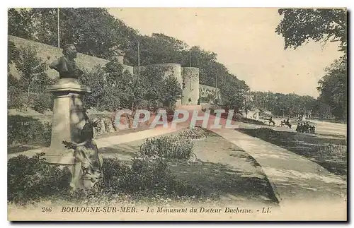 Cartes postales Boulogne sur Mer le Monument du Socteur Duchesne