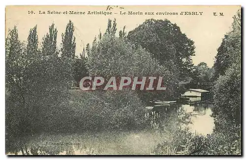 Ansichtskarte AK La Seine et Marne Artistique le morin aux environs d'Esbly