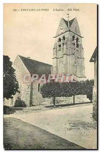 Ansichtskarte AK Fontaine le Port L'Eglise