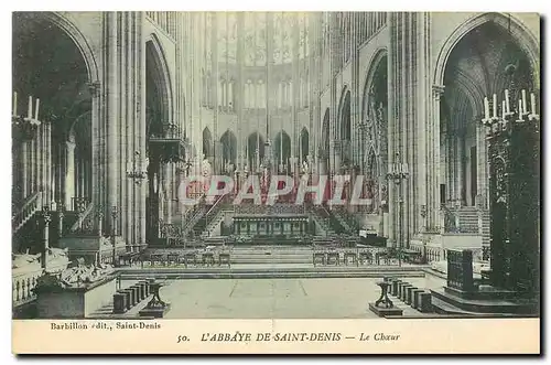 Cartes postales L'Abbaye de Saint Denis le Choeur