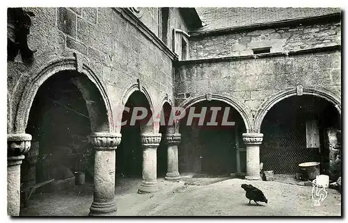 Ansichtskarte AK Roscoff Finistere maison de Marie Stuart cour interieure ses arcades rondes aux colonnes trapues