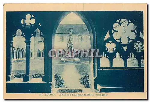 Cartes postales Colmar le Cloitre a l'interieur du Musee Schoenganer