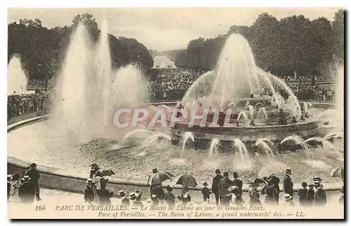 Ansichtskarte AK Parc de Versailles Le Bassins de Latone de Grandes Eaux