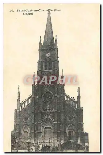 Cartes postales Saint Just en Chaussee Oise l'Eglise