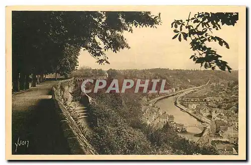 Cartes postales La Douce France Bretagne Dinan C du N La Rance vue du Jardin Auglais