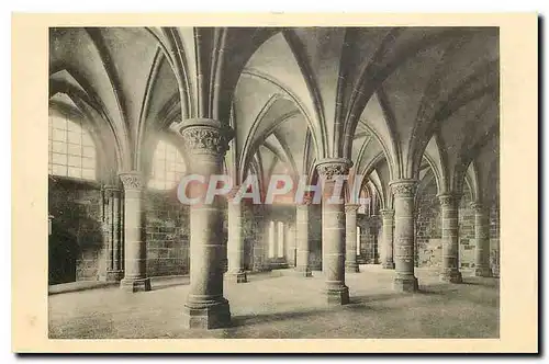 Cartes postales Abbaye du Mont Saint Michel Salle des Chevaliers