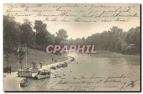 Cartes postales Bois du Boulogne Le Lac