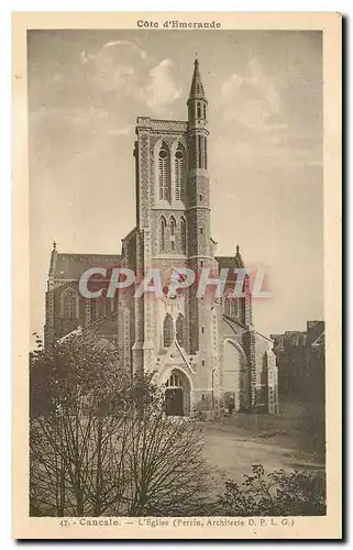 Cartes postales Cote d'Emeraude l'Eglise Cancale