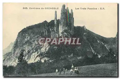 Cartes postales Environs de Grenoble Les Trois Pucelles