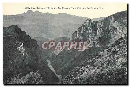 Ansichtskarte AK Dauphine Ligne de la Mure Le Abimes du Drac