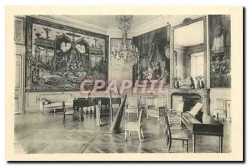 Cartes postales Chateau de Compiegne Le Salon d Musique Tapisseries des Gorlins et de Beauvais