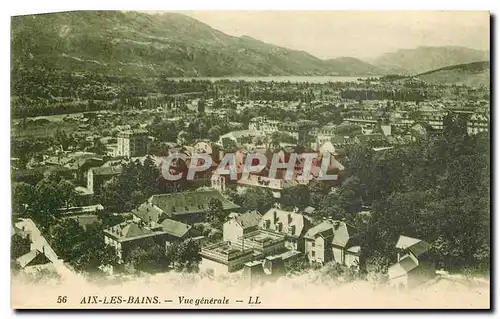 Cartes postales Aix les Bains Vue generale