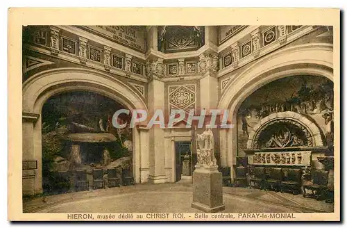 Cartes postales Hieron musee dedie au Christ Roi Salle centrale Paray le Monial
