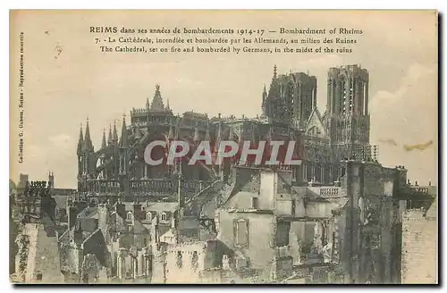 Ansichtskarte AK Reims dans ses annees de bombardements