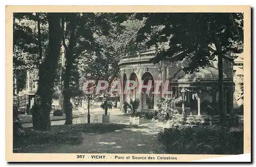 Cartes postales Vichy Parc et Source des Celestins