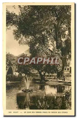 Cartes postales Vichy Un coin des grands parcs au bassin des cygnes