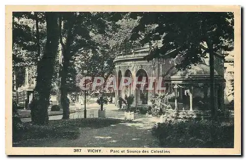 Cartes postales Vichy Parc et Source des Celestins