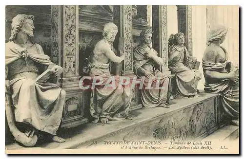 Cartes postales Abbaye de Saint Denis Tombeau de Louis XII et d'Anne de Bretagne