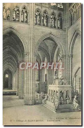 Cartes postales Abbaye de Saint Denis Lateral nord