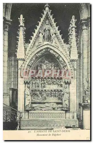 Ansichtskarte AK l'Abbaye de Saint Denis Monument de Dagobert