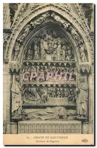 Cartes postales Abbaye de Saint Denis Tombeau de Dagobert