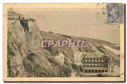 Ansichtskarte AK Sainte Adresse La Mer l'Hotellerie et la Falaise au Plateau des Phares