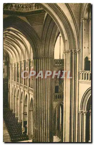 Cartes postales Cathedrale de Coutances Cote nord de la Nef Vue prise du Choeur