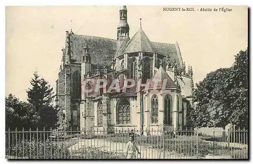 Cartes postales Nogent le Roi Abside de l'Eglise