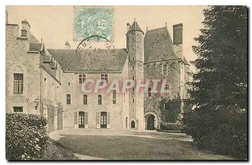 Cartes postales Auneau Le Chateau Facade sur la cour