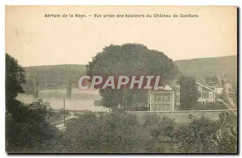 Ansichtskarte AK Aerium de la Haye Vue prise des hauleurs du Chateau de Conflans