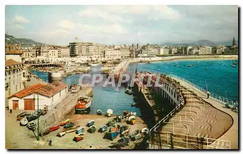 Moderne Karte San Sebastian El Puerto Le Port