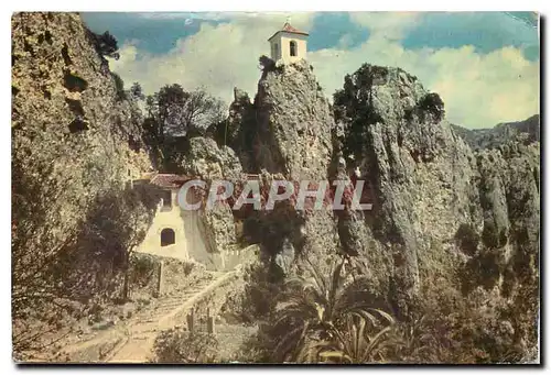 Cartes postales moderne Casteil de Guadalest Alicante Clocher et entree du village