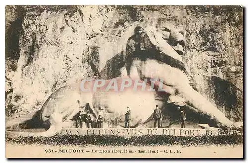 Cartes postales Belfort Le Lion