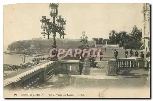 Cartes postales Monte Carlo La Terrasse du Casino